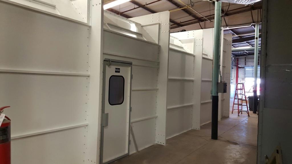 Crossdraft Paint Spray Booths | Crossdraft Paint Spray Booth | Rohner