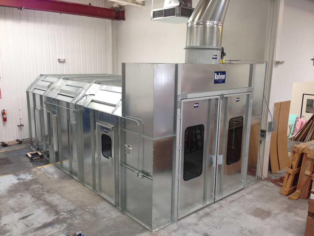 Crossdraft Paint Spray Booths | Crossdraft Paint Spray Booth | Rohner