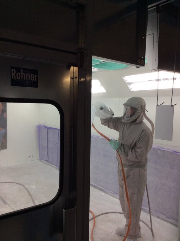 Side Downdraft Paint Spray Booths | Rohner