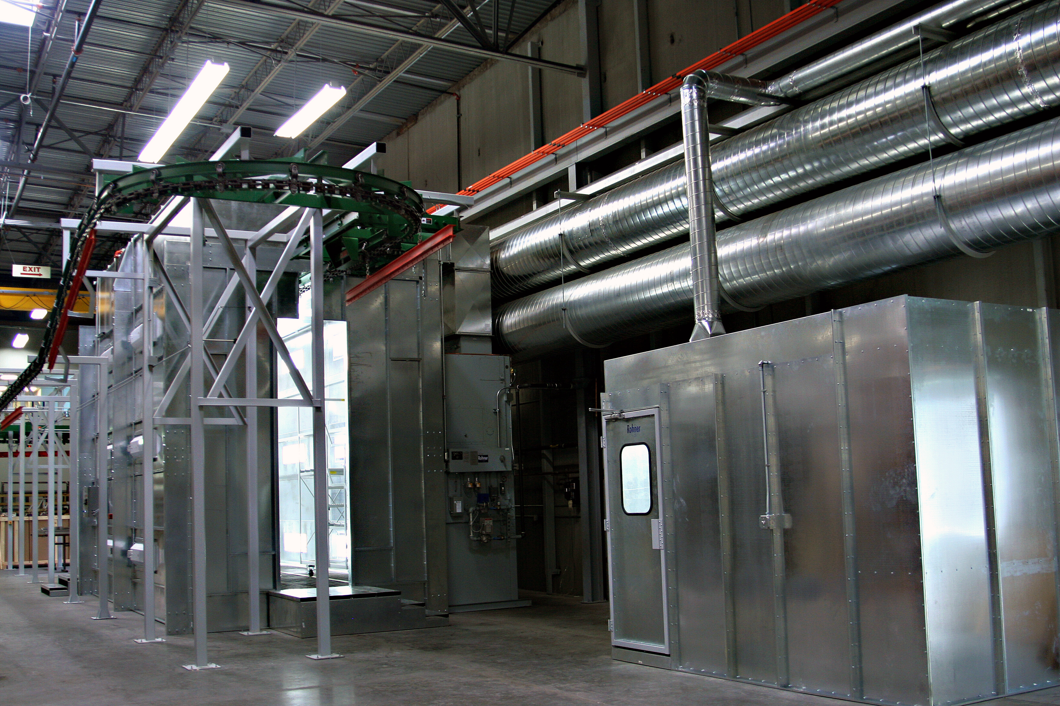 paint system with conveyor 1